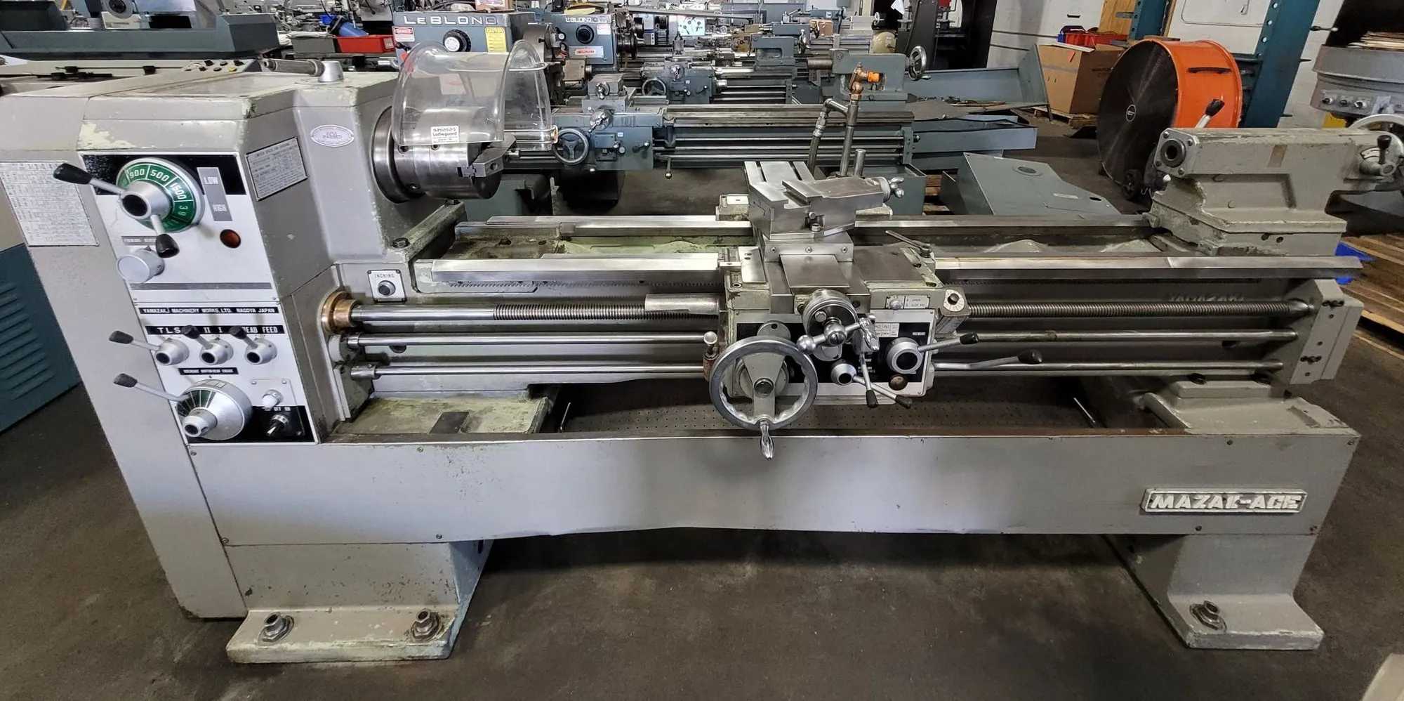 Mazak-Ace 17" X 60" Toolroom Engine Lathe - 1500 RPM, 7.5 HP, 60" Centers - MANUAL LATHES Mazak-Ace 17" X 60" Toolroom Engine Lathe - 1500 RPM, 7.5 HP, 60" Centers - MANUAL LATHES
