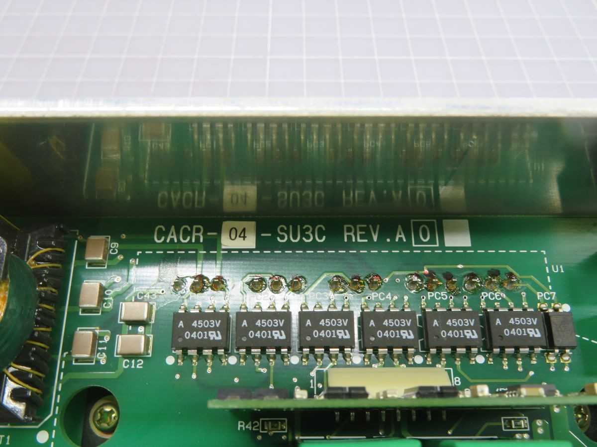 YASKAWA CACR-04-SU3C SERVOPACK SERVO DRIVE MODULE T246589 - SERVO DRIVES