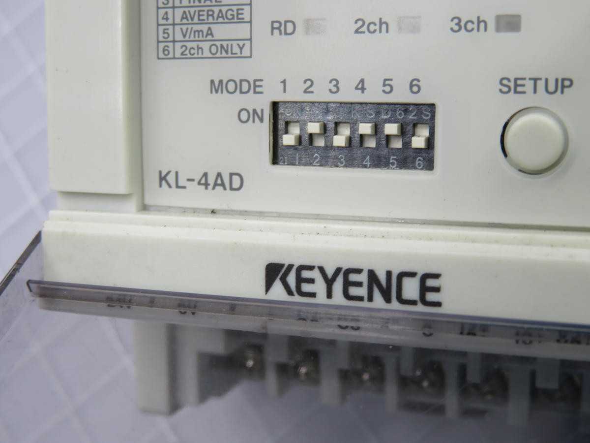 KEYENCE KL-4AD A/D CONVERSION UNIT T218117 - PLC MODULES