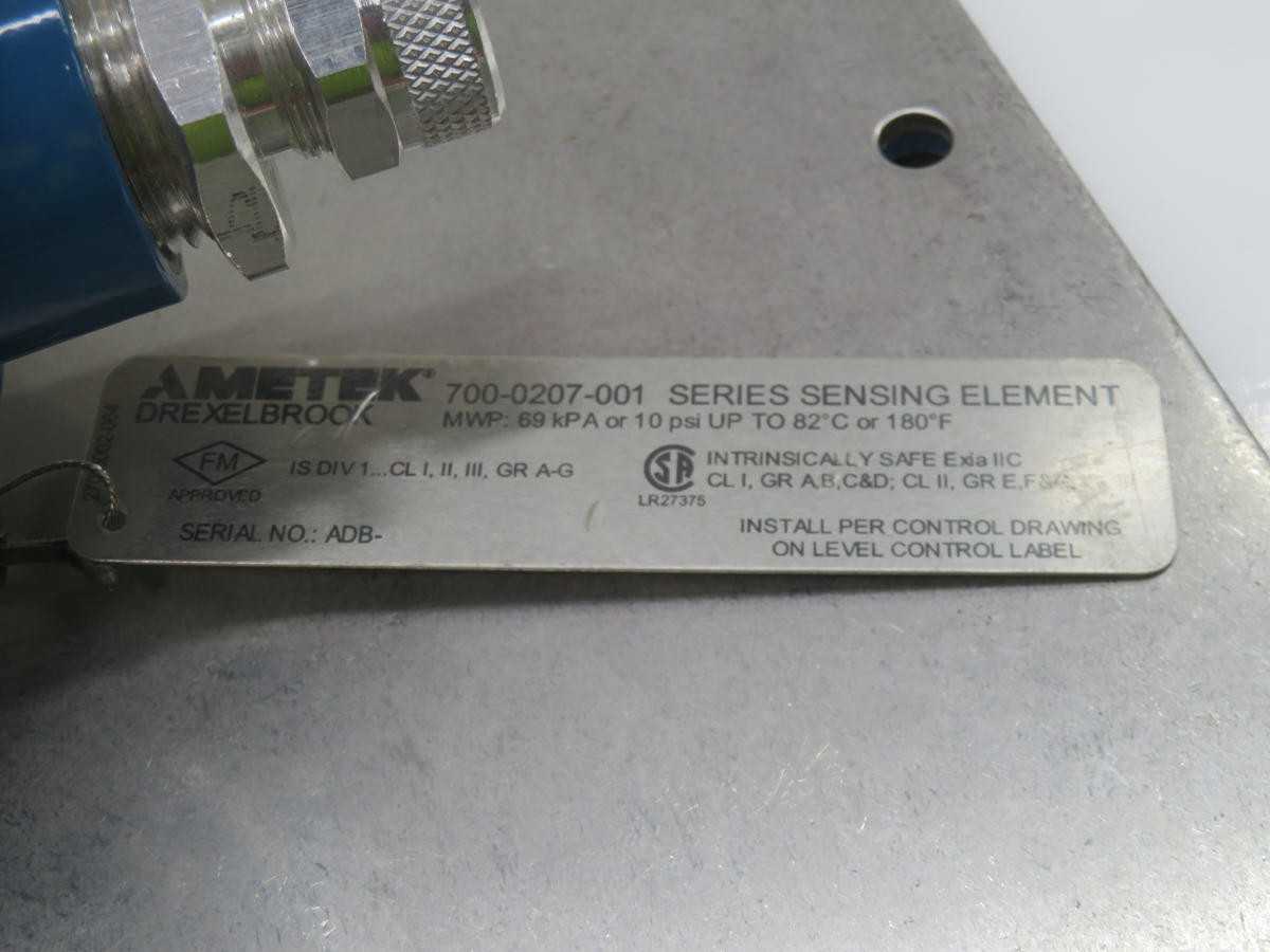 Ametek 406-6000 Level Switch T241092 - Reliable Liquid Level Monitoring - LEVEL MEASUREMENT