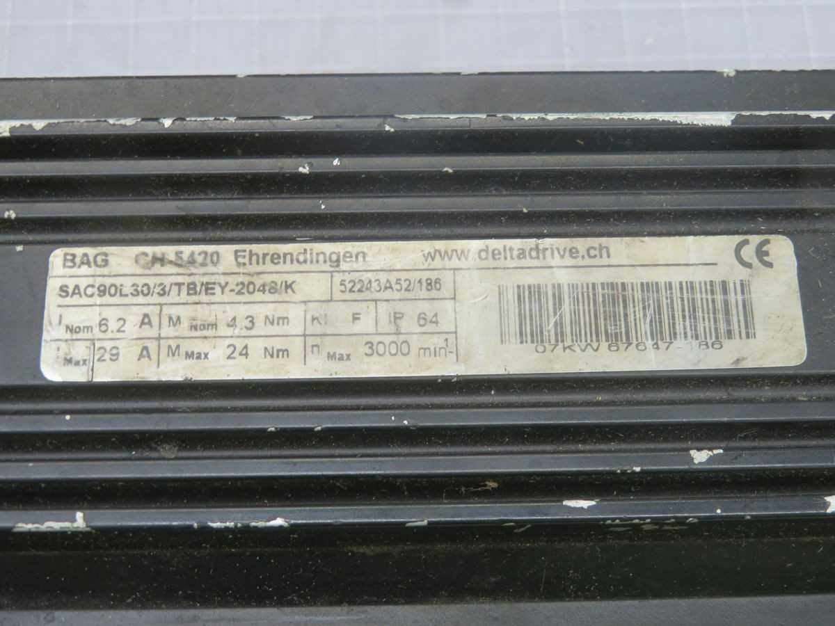 BAG SAC90L30/3/TB/EY-2048/K AC SERVO MOTOR T247285 - SERVO