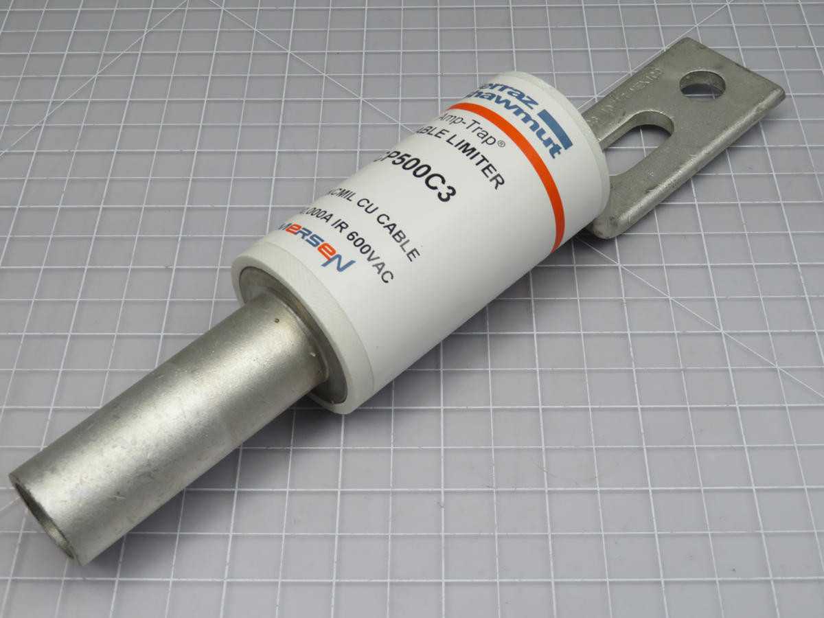 FERRAZ SHAWMUT CP500C3 AMP-TRAP CABLE LIMITER 500KCMIL CU FUSE 200000A IR 600VAC T193320 - FUSES