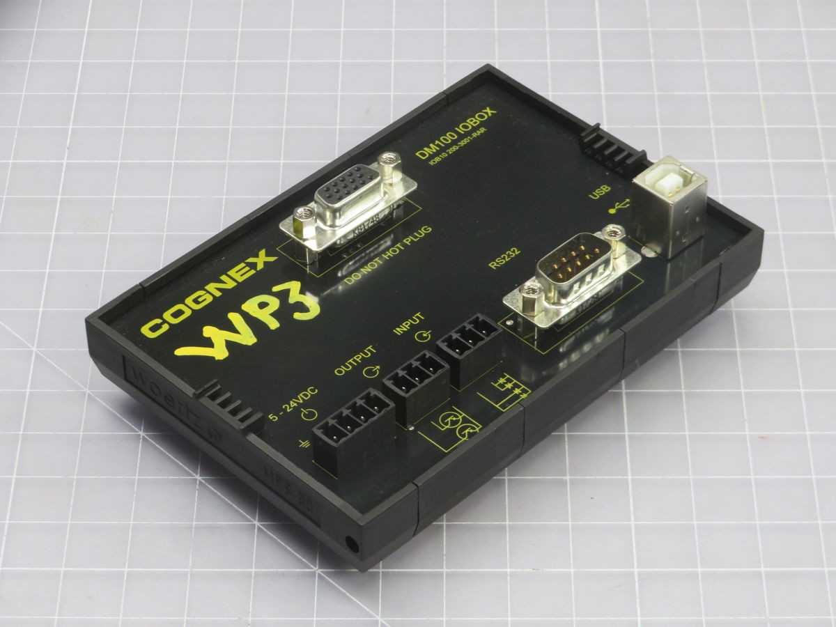 COGNEX DM100 IOBOX IOB10 200-3001-RAR BASIC I/O MODULE T245871 - PLC MODULES