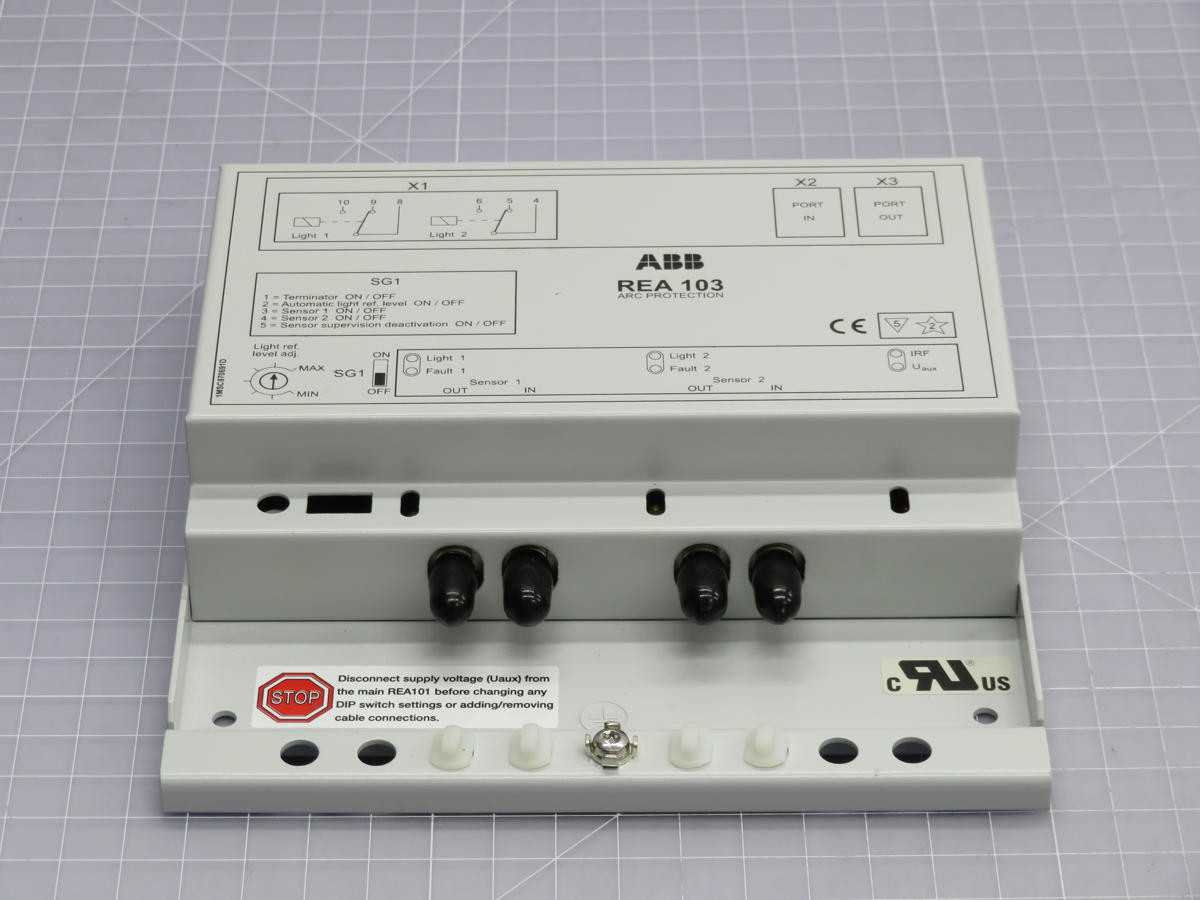 ABB REA103-AA ARC PROTECTION MODULE T214738 - OPERATOR CONTROLS