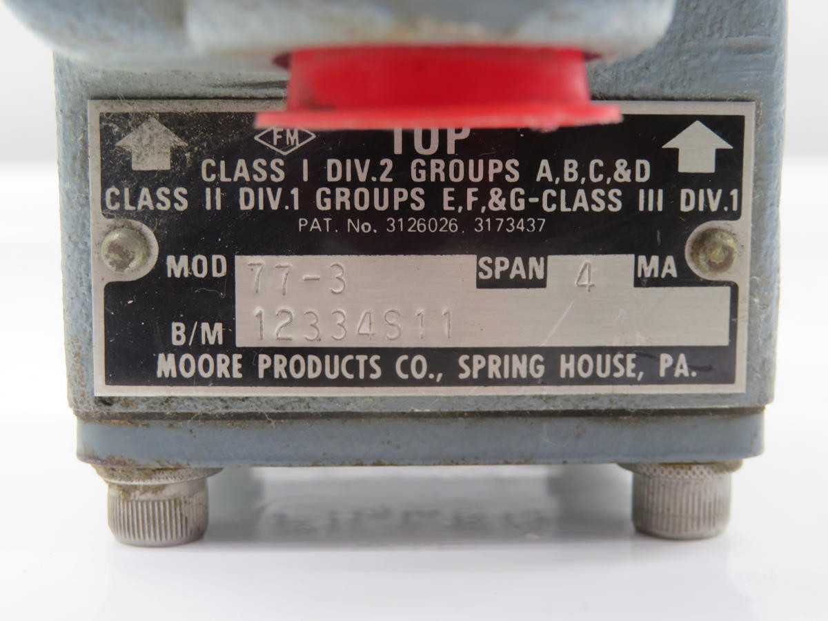 MOORE 77-3 TRANSDUCER / EP T241809 - PRESSURE TRANSMITTER
