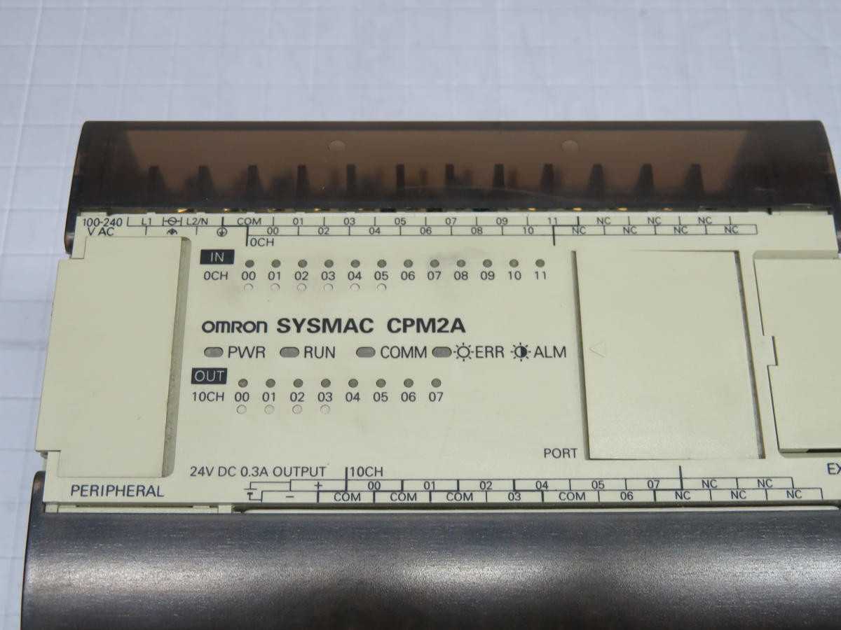 OMRON CPM2A-20CDR-A PROGRAMMABLE CONTROLLER T217007 - PLC MODULES