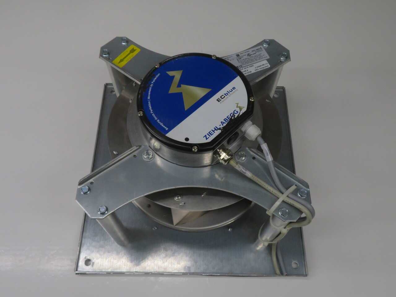 ZIEHL-ABEGG 162750 GR28M-ZIK.DC.1R EC Centrifugal Cooling Fan, 200-277V, 1.00kW, 3400RPM - BLOWER FAN