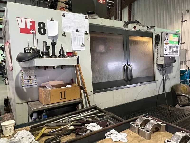 2012 Haas VF-8/50 CNC Vertical Machining Center With Rotary Table, 30 HP, 7500 RPM - VERTICAL MACHINING CENTERS