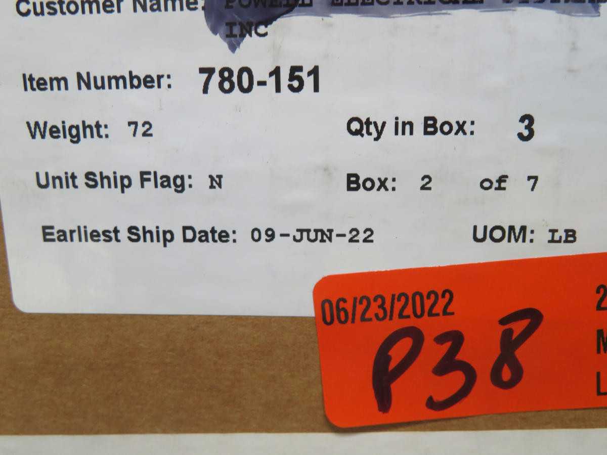 INSTRUMENT TRANSFORMERS INC 780-151 CURRENT TRANSFORMERS T228284 - POWER TRANSFORMERS