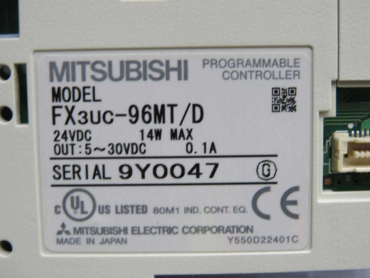 Mitsubishi FX3UC-96MT/D Controller T232895 - PLC MODULES