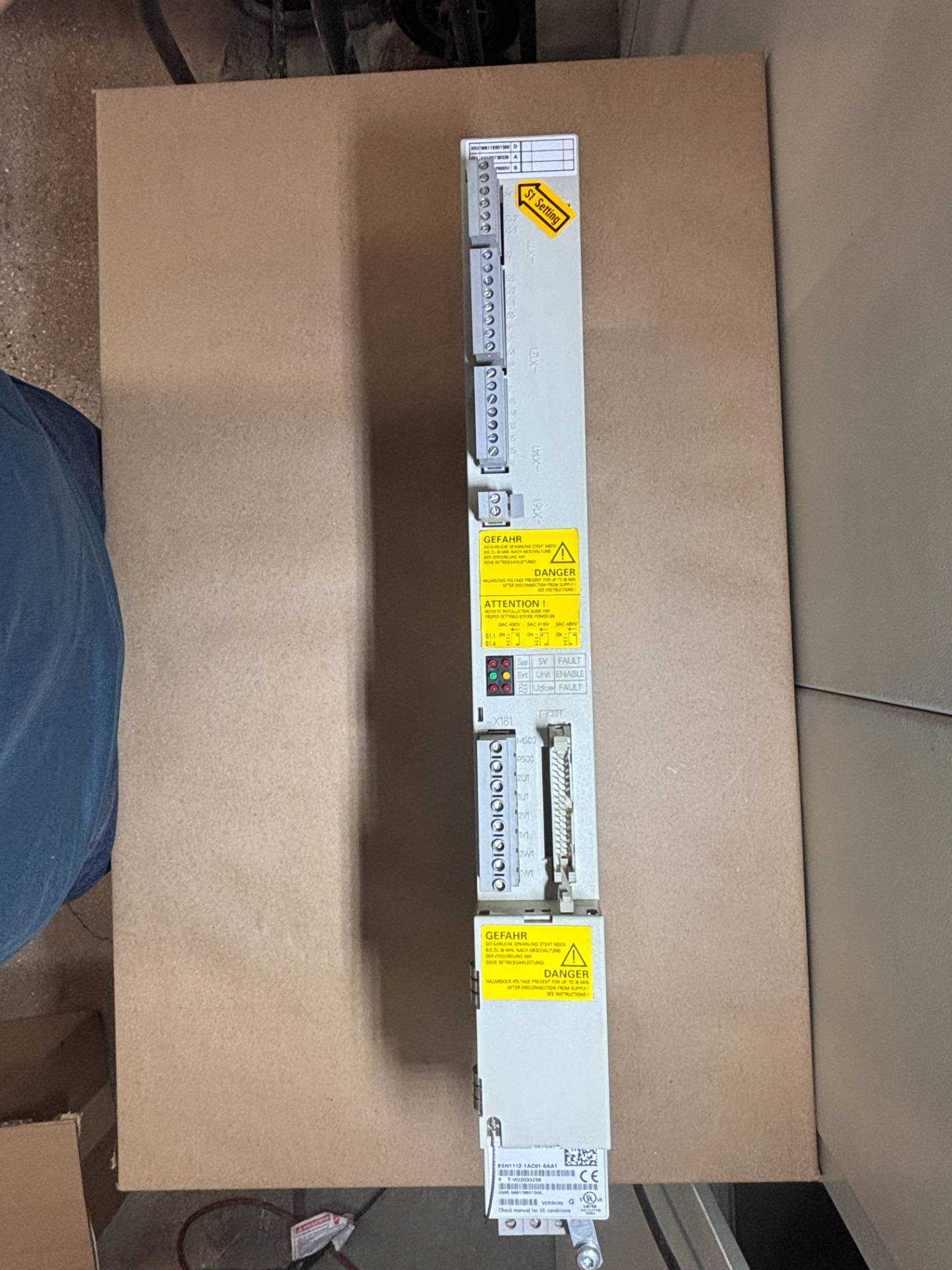 SIEMENS 6SN1112-1AC01-0AA1 SIMODRIVE 611 MONITORING MODULE - PLC MODULES