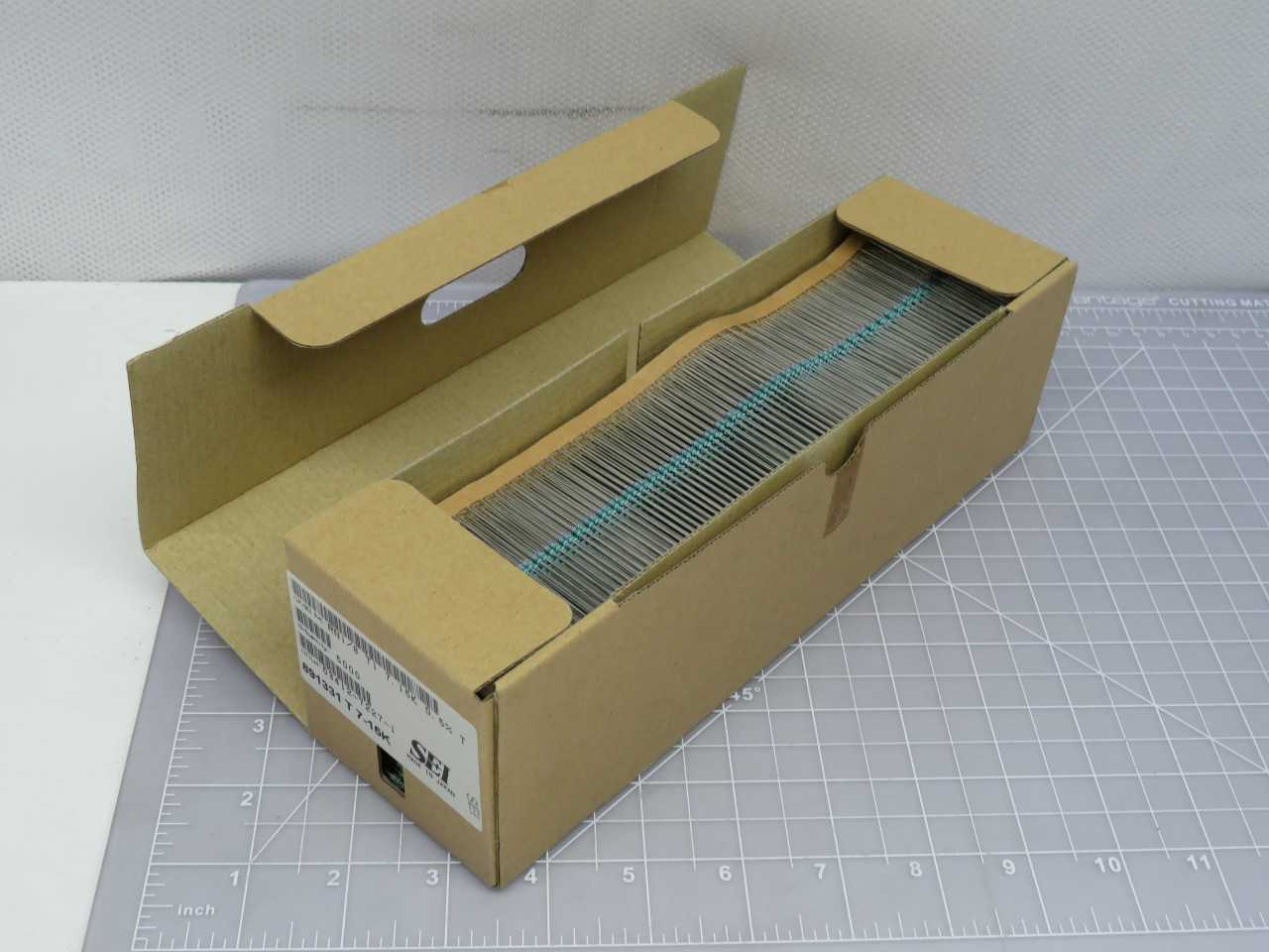 LOT OF 5000 SEI RN1/8 TI 7.5K 0.5% T 891331 T 7-15K RESISTOR 7.15 KOHMS 0.5% T172583 - ELECTRICAL COMPONENTS