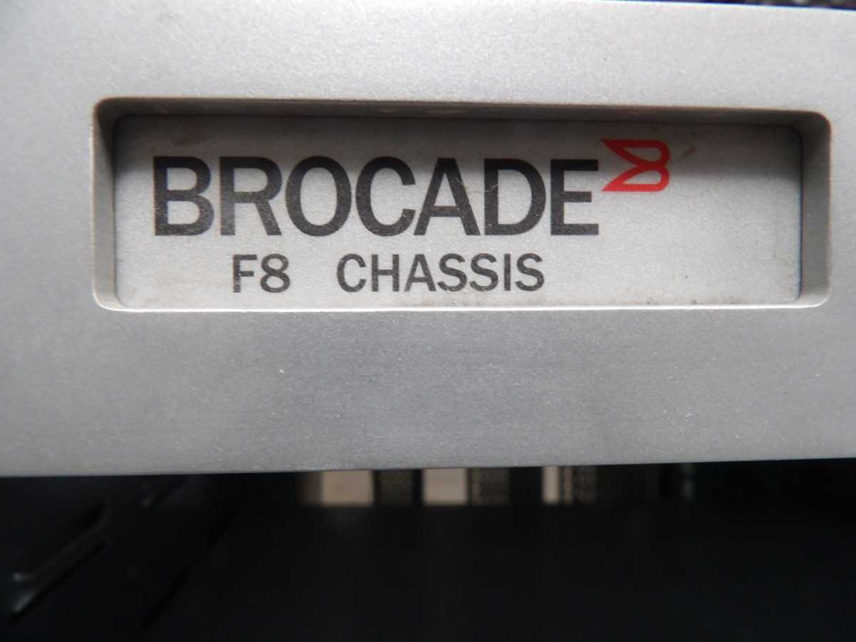 BROCADE F8 CHASSIS CHASSIS 8-SLOT M6011 - CONTROL CABINETS