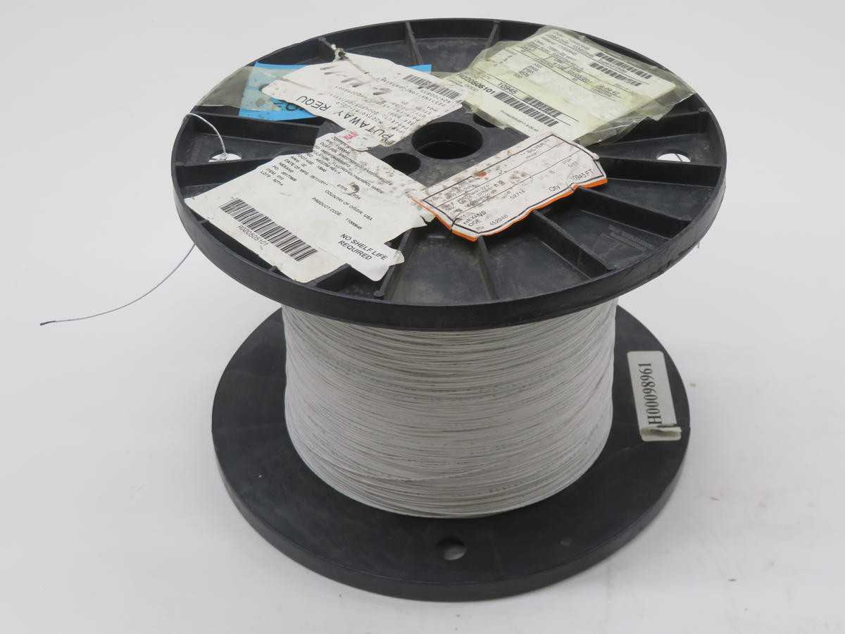 LOT OF 7000 FT WIREMASTERS WM22759/81-22-9 PTFE TAPE JACKETED WIRE T225554 - ELECTRICAL WIRE