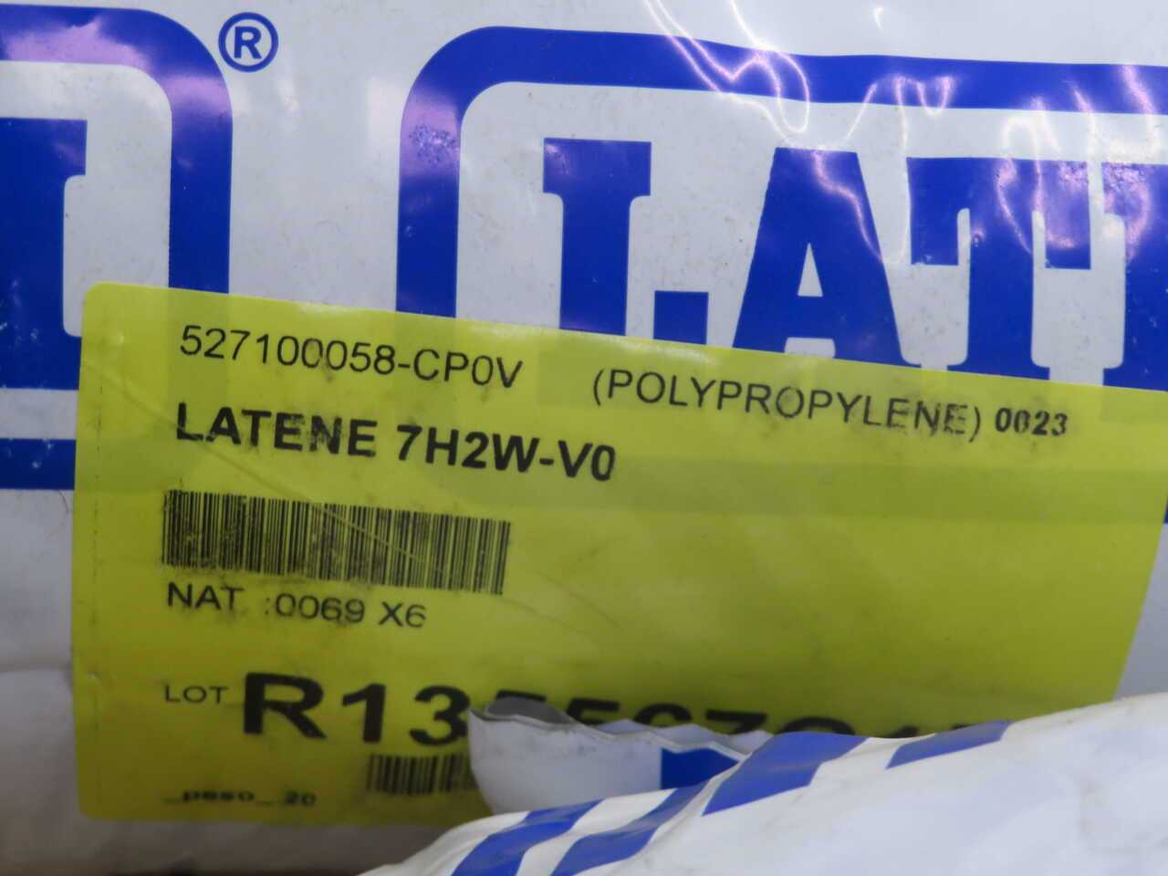 LOT OF 39 LBS LATI LATENE 7H2W-V0 527100058-CPOV POLYPROPYLENE HOMOPOLYMER T271443 - INDUSTRIAL PARTS