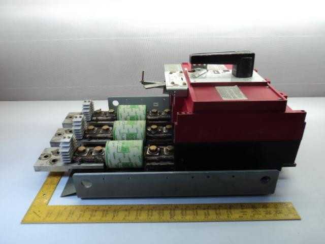 GENERAL ELECTRIC THPR 3616 HPC HIGH PRESSURE CONTACT SWITCH 1600 AMPS 600 VAC 3 POLES W 3  KLU-1600 - DISCONNECT SWITCHES
