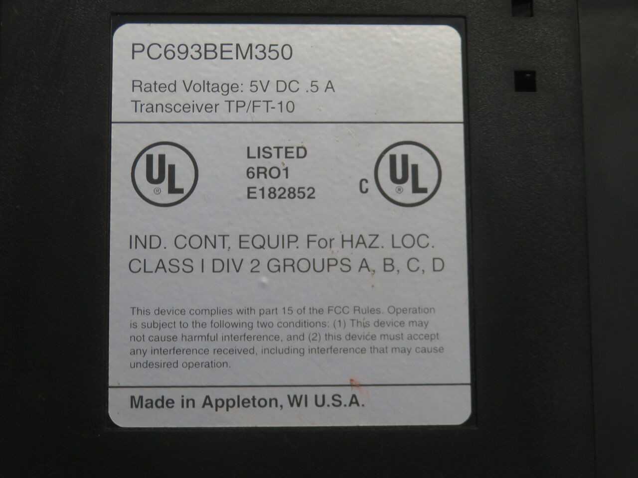 GE FANUC PC693BEM350 INTERFACE MODULE T245526 - PCB CIRCUIT BOARDS