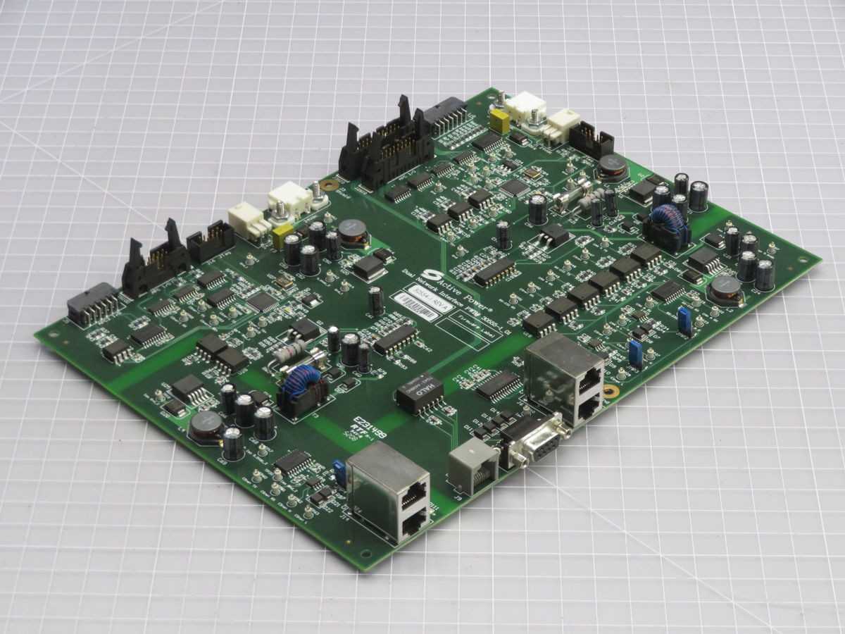 ACTIVE POWER 30555-1_01 30554-1 DUAL NETWORK INTERFACE PWB BOARD T260418 - PCB CIRCUIT BOARDS