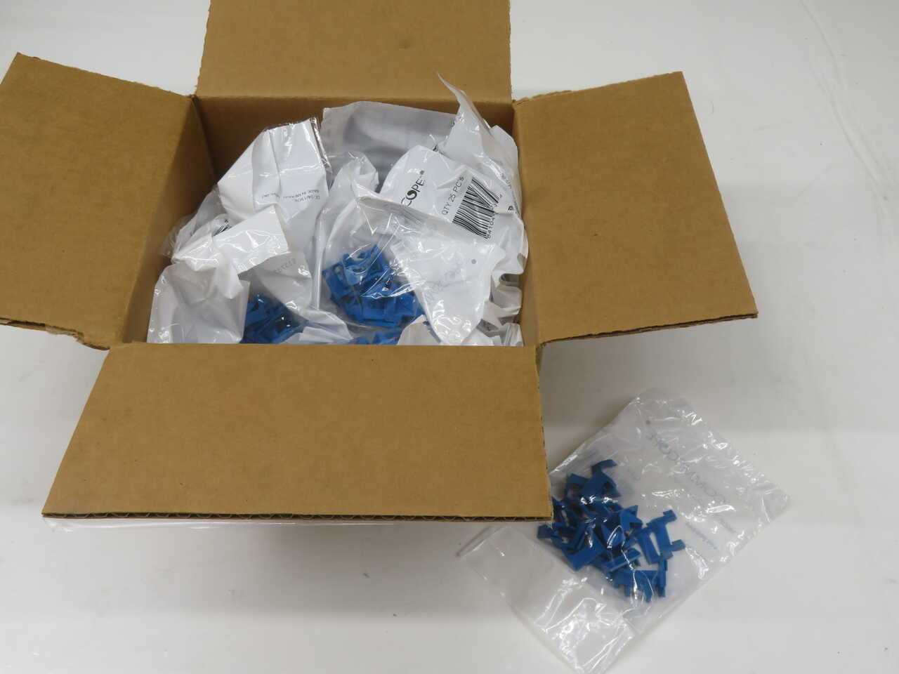 LOT OF 500 COMMSCOPE 107296444 SMALL FIBER/CABLE CONNECTOR HARDWARE COMPONENT - FIBER OPTIC CABLE