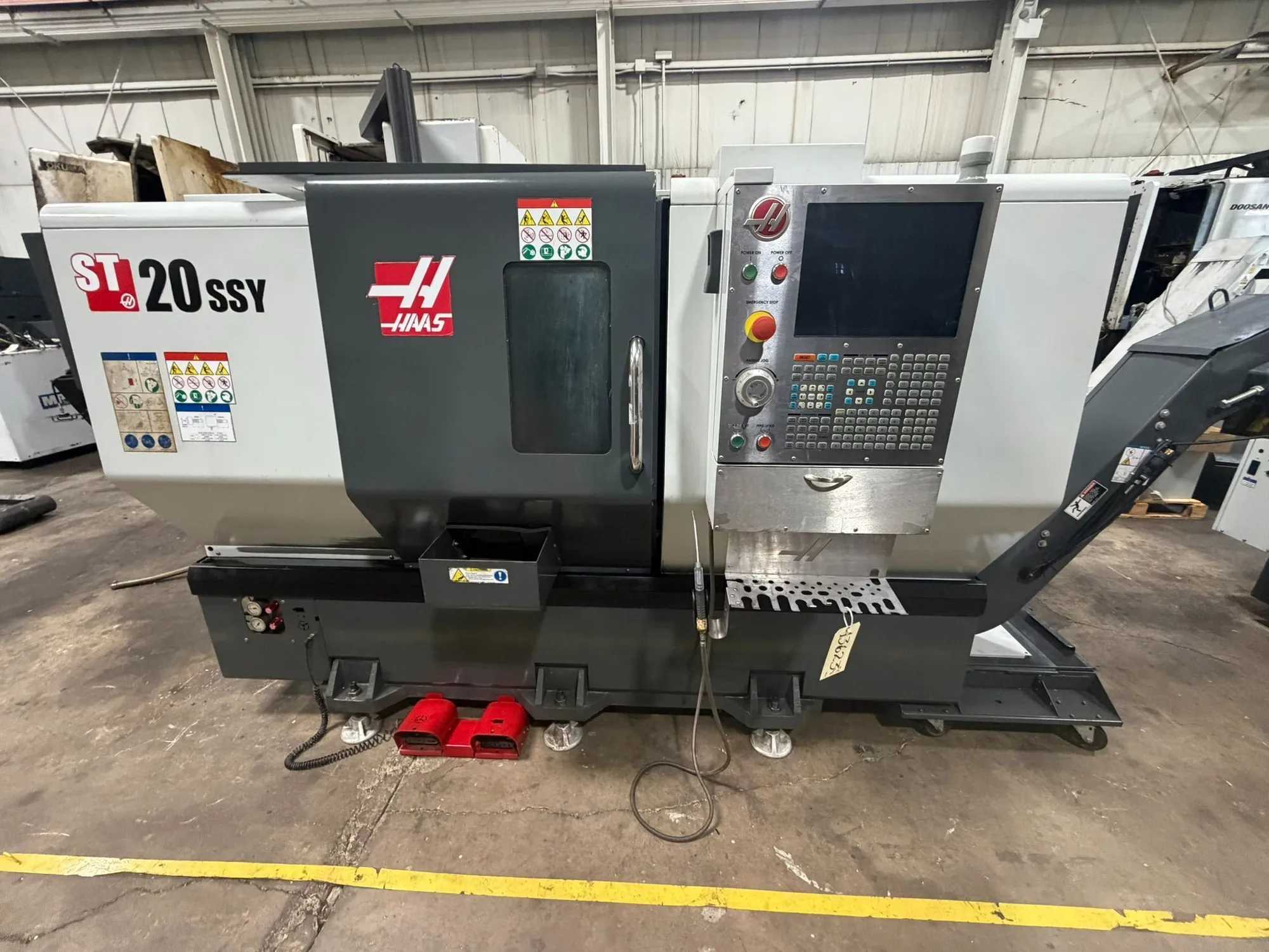 2016 Haas ST-20SSY CNC Turning Center, Y-Axis, 4,000 RPM, 30 HP, 24 Turret - CNC LATHES