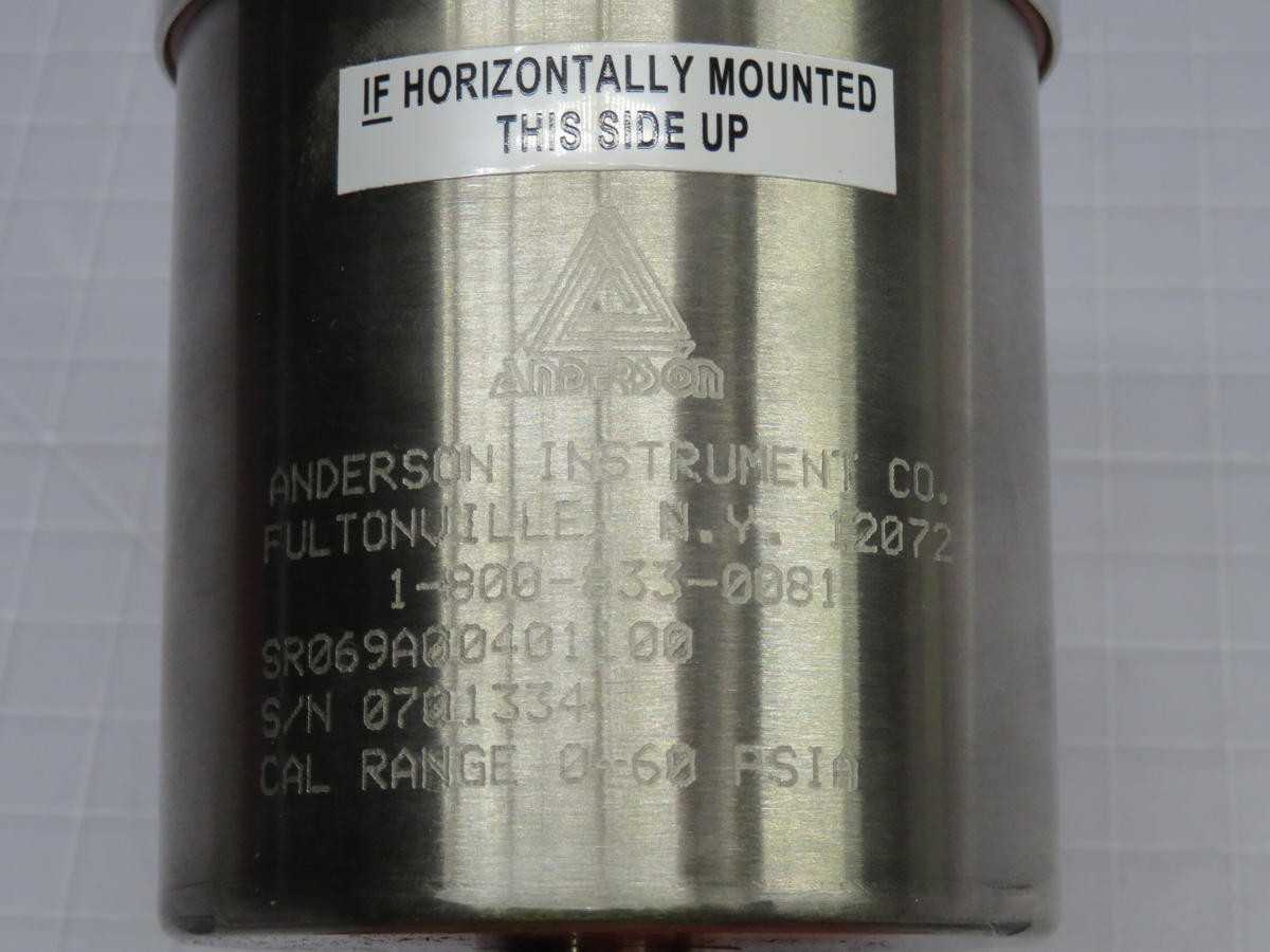 ANDERSON SR069A00401100 PRESSURE TRANSMITTER T213065 - PRESSURE TRANSMITTER