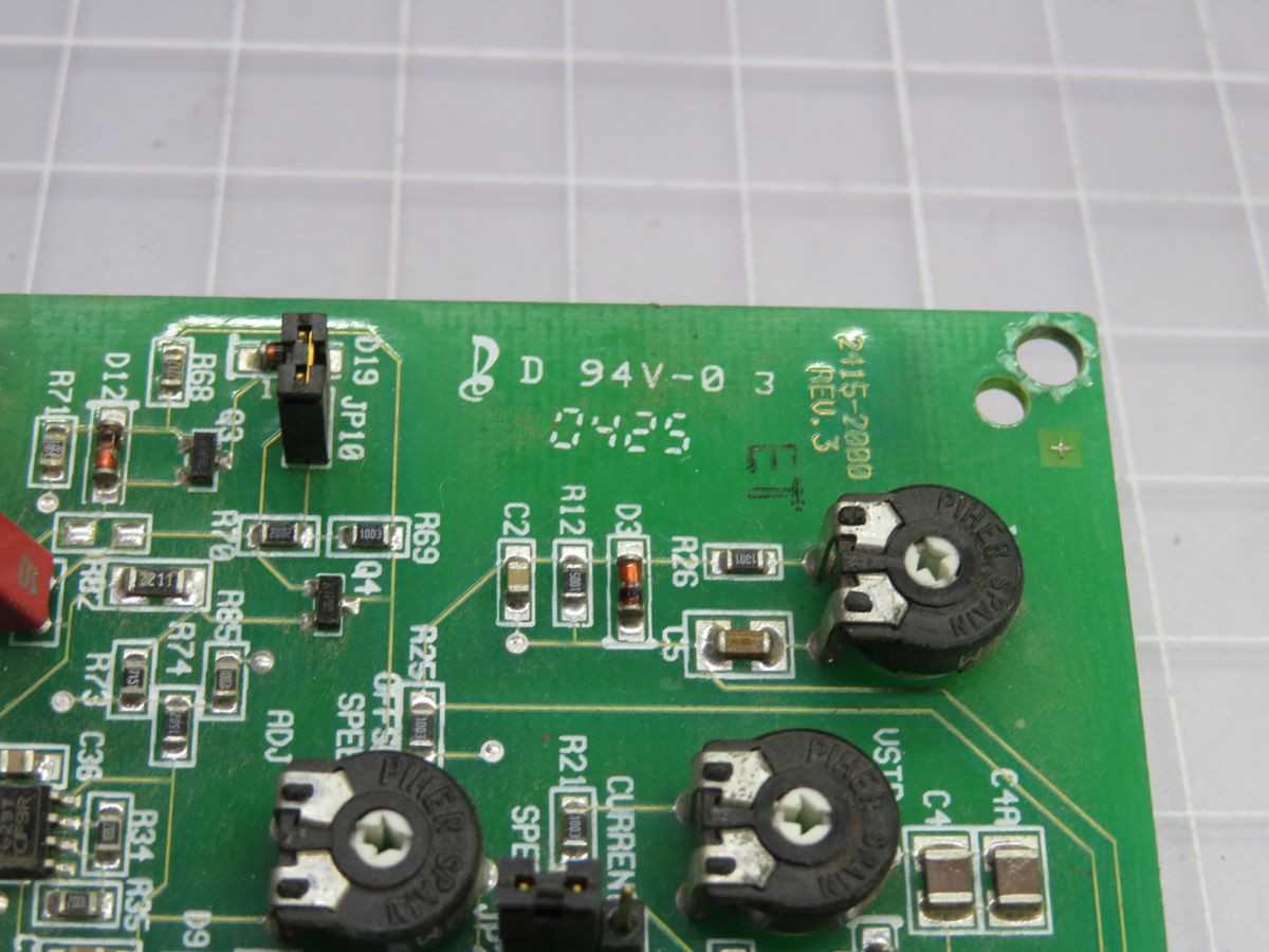 CONTROL TECHNIQUES 2415-4000 CONTROL BOARD T257754 - PCB CIRCUIT BOARDS