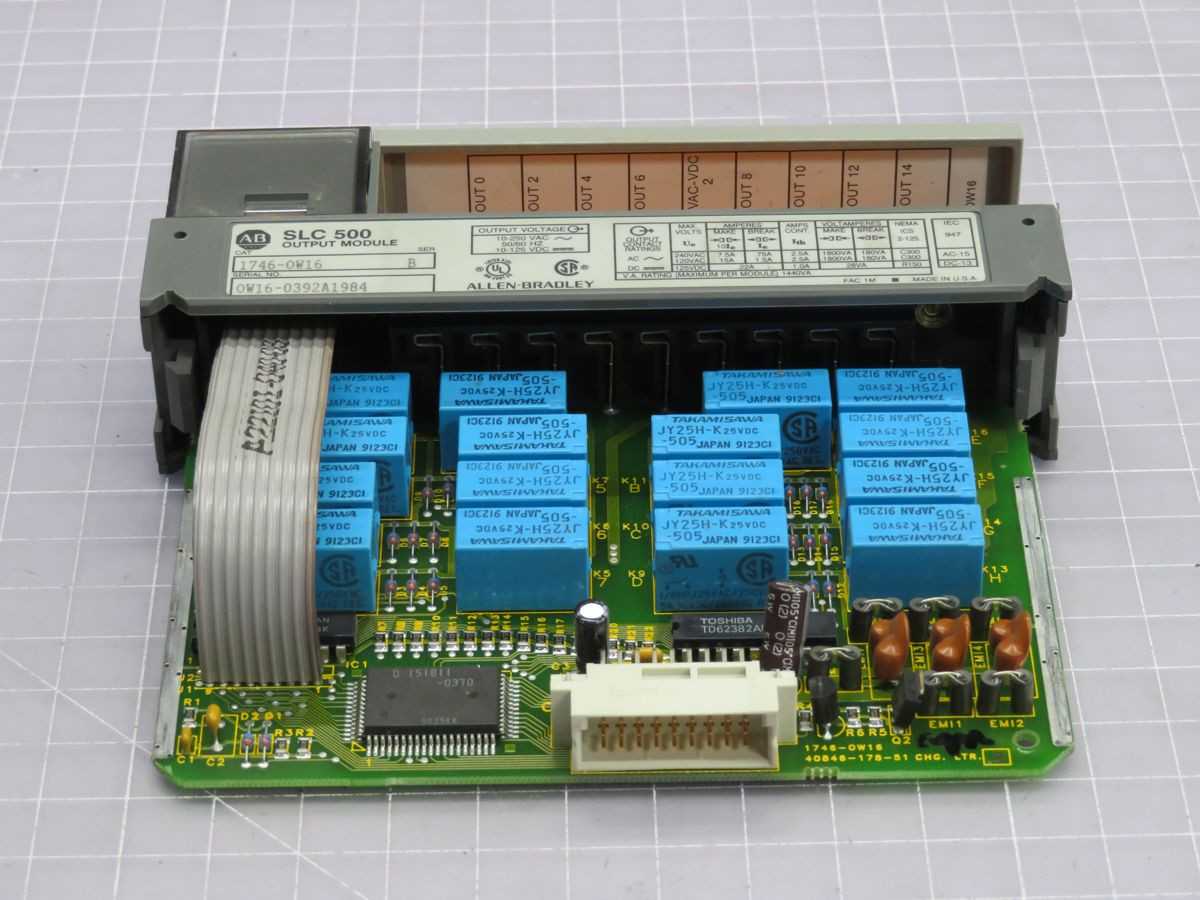 ALLEN BRADLEY 1746-0W16 OUTPUT MODULE T248692 - INDUSTRIAL PARTS