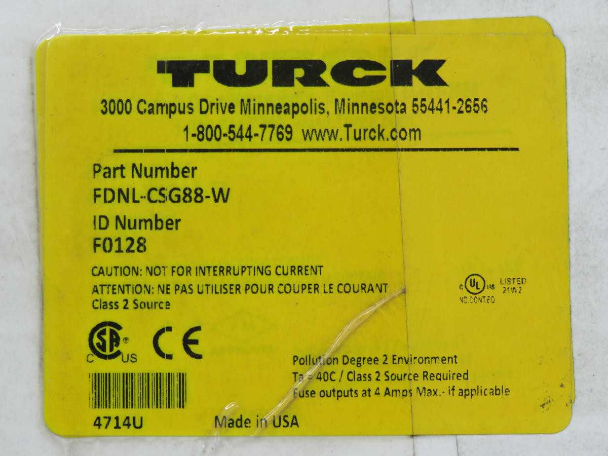 TRUCK FDNL-CSG88-W VDC LOGIC I/O BRAIN/INTERFACE T229167 - PLC MODULES
