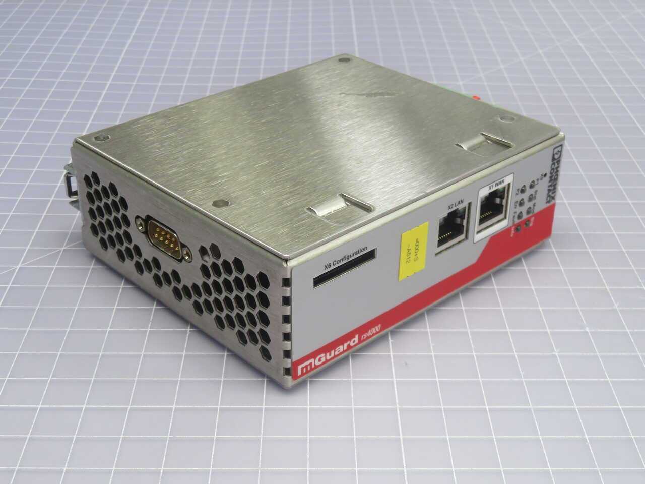 PHOENIX CONTACT FL MGUARD RS4000 TX/TX VPN 1053403 INDUSTRIAL VPN SECURITY ROUTER/FIREWALL - PLC MODULES