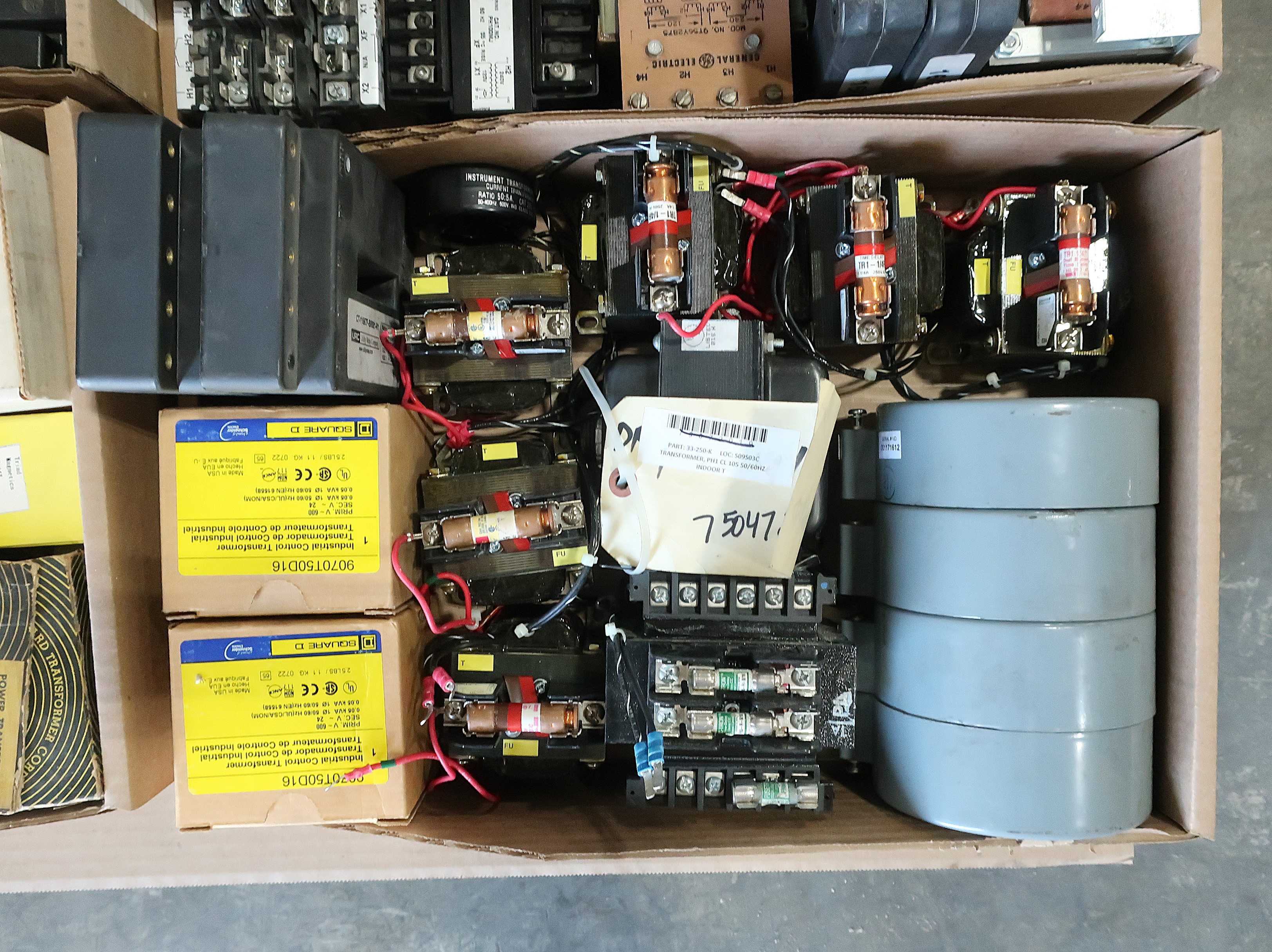SKU 1771003 - 2 PALLETS OF ASSORTED TRANSFORMERS - POWER TRANSFORMERS