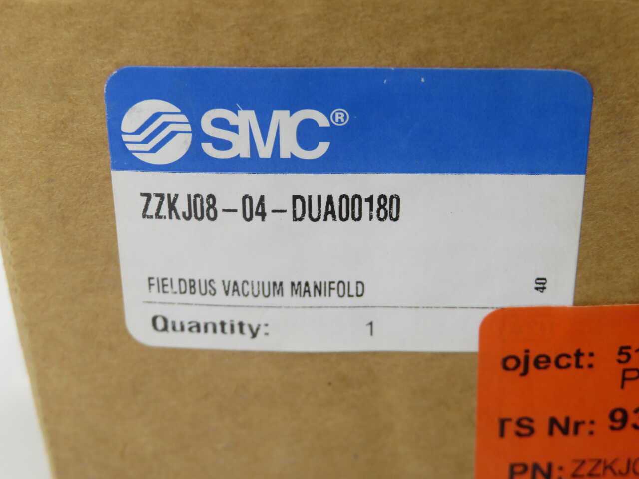 SMC ZZKJ08-04-DUA00180 Fieldbus-Compatible Vacuum Manifold T272345 - SOLENOID VALVE