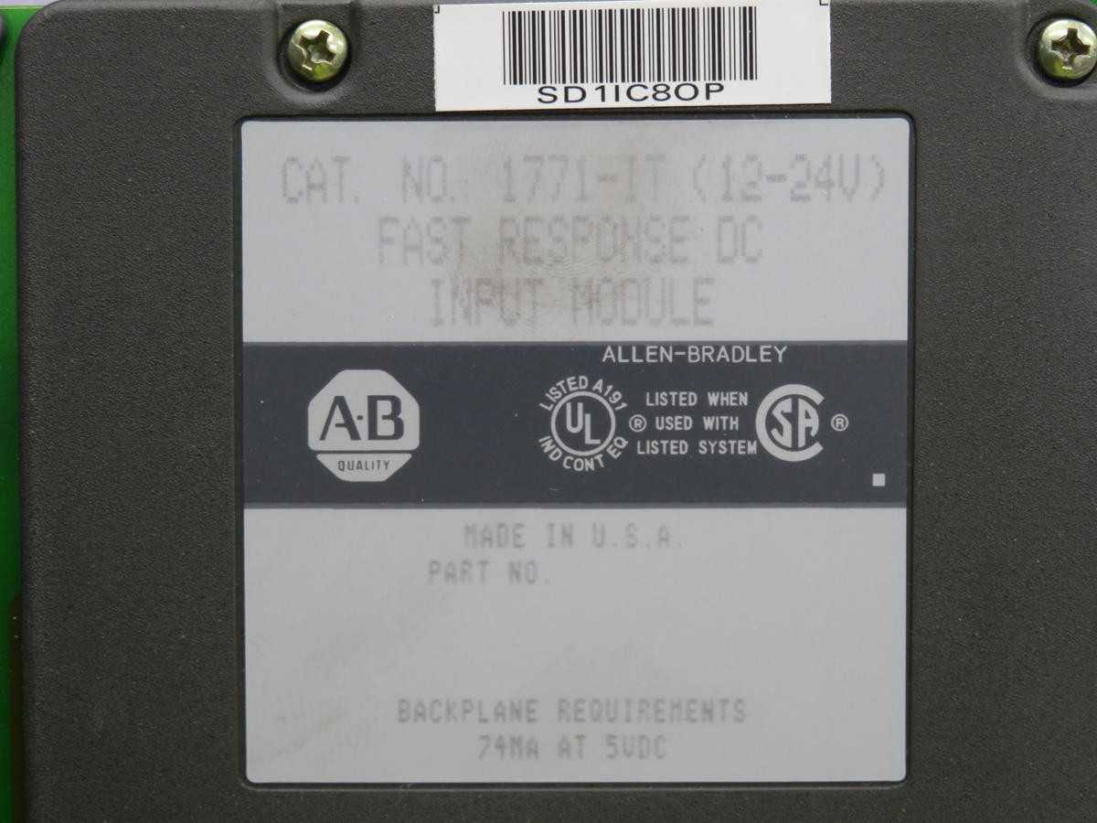 Allen Bradley 1771-IT Input Module T229700 - Reliable Industrial Automation Component - INDUSTRIAL PARTS