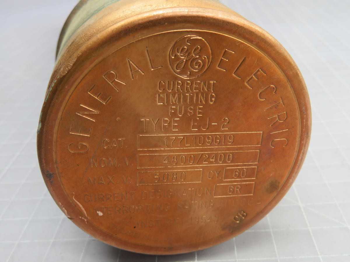 GE 177L109G19 EJ-2 FUSE 5.5KV T234218 - FUSES