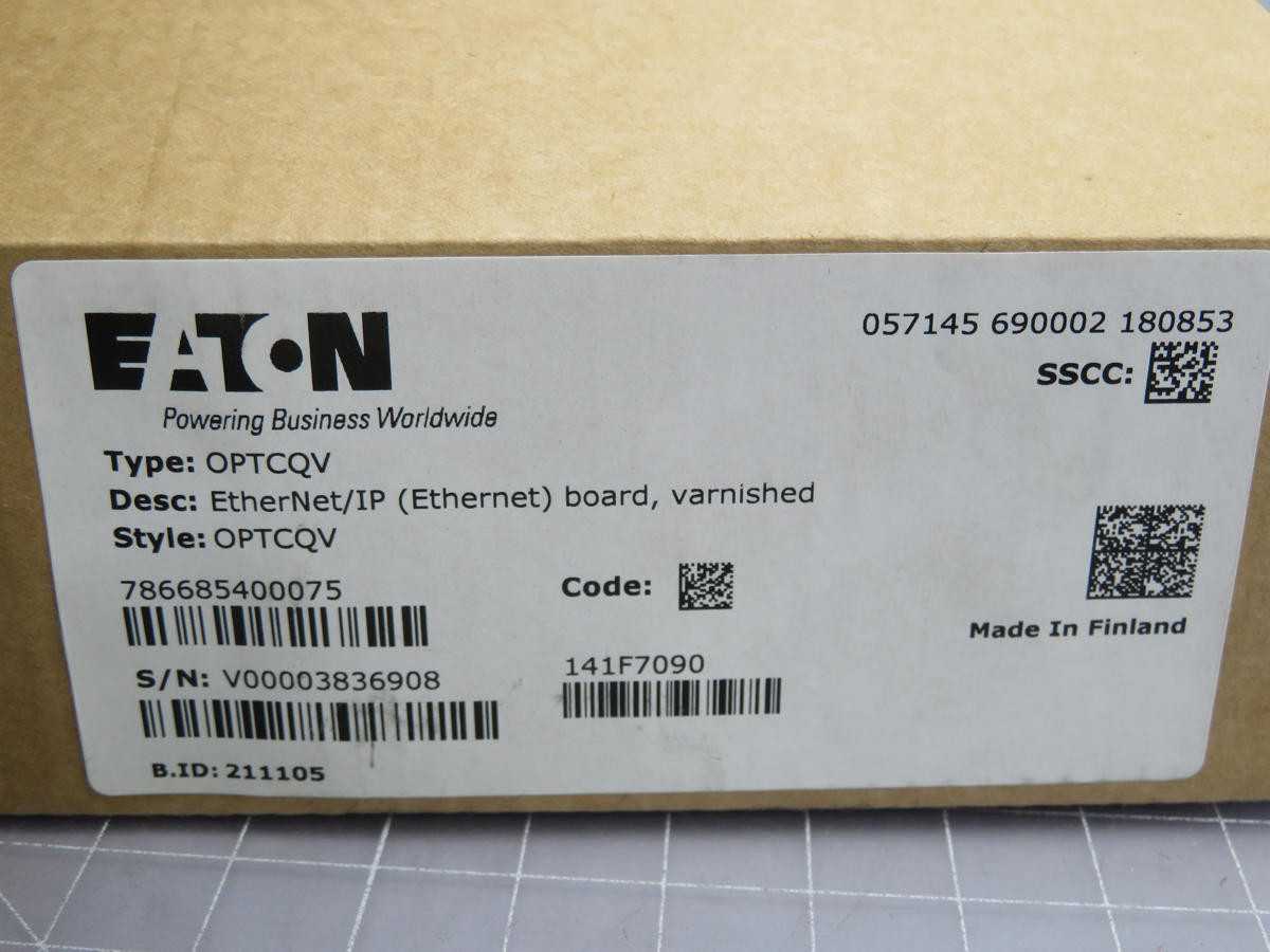 EATON OPTCQV ETHERNET CARD T232021 - PCB CIRCUIT BOARDS