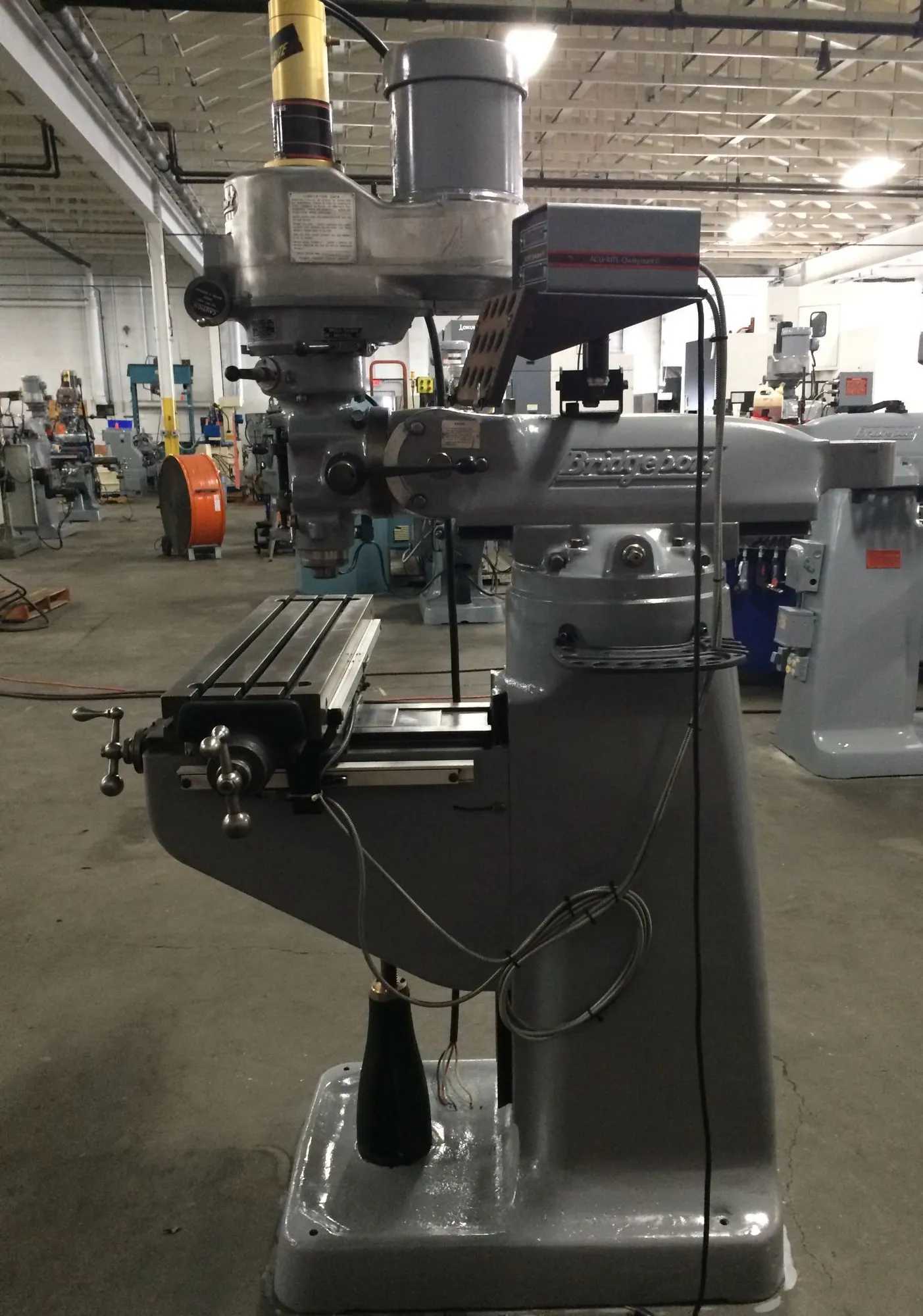 BRIDGEPORT SERIES 1 MILL 2HP, 9"X36" TABLE, DRO, R8 SPINDLE, 4200 RPM - VERTICAL MILLING MACHINES