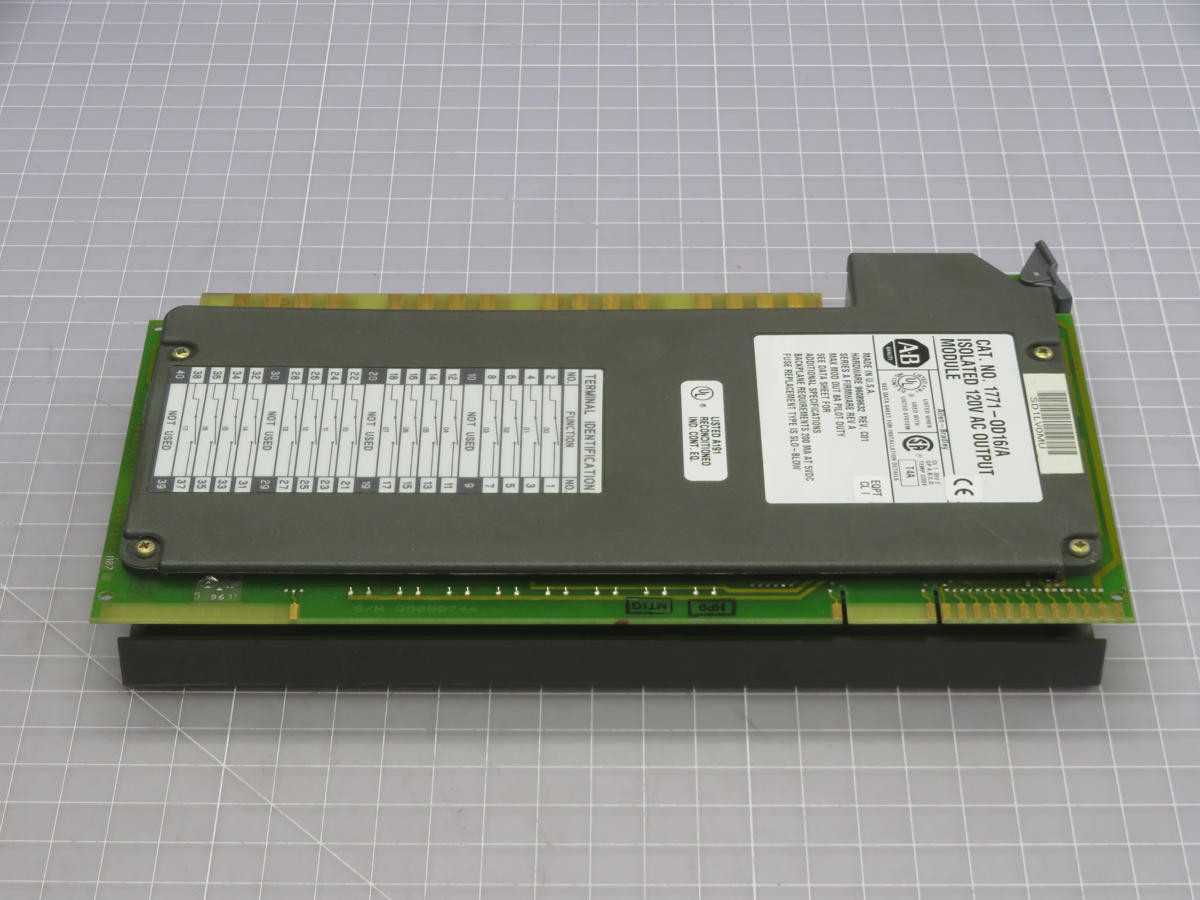 Allen Bradley 1771-0D16/A Output Module T242015 - Reliable Performance - AUTOMATION & CONTROLS