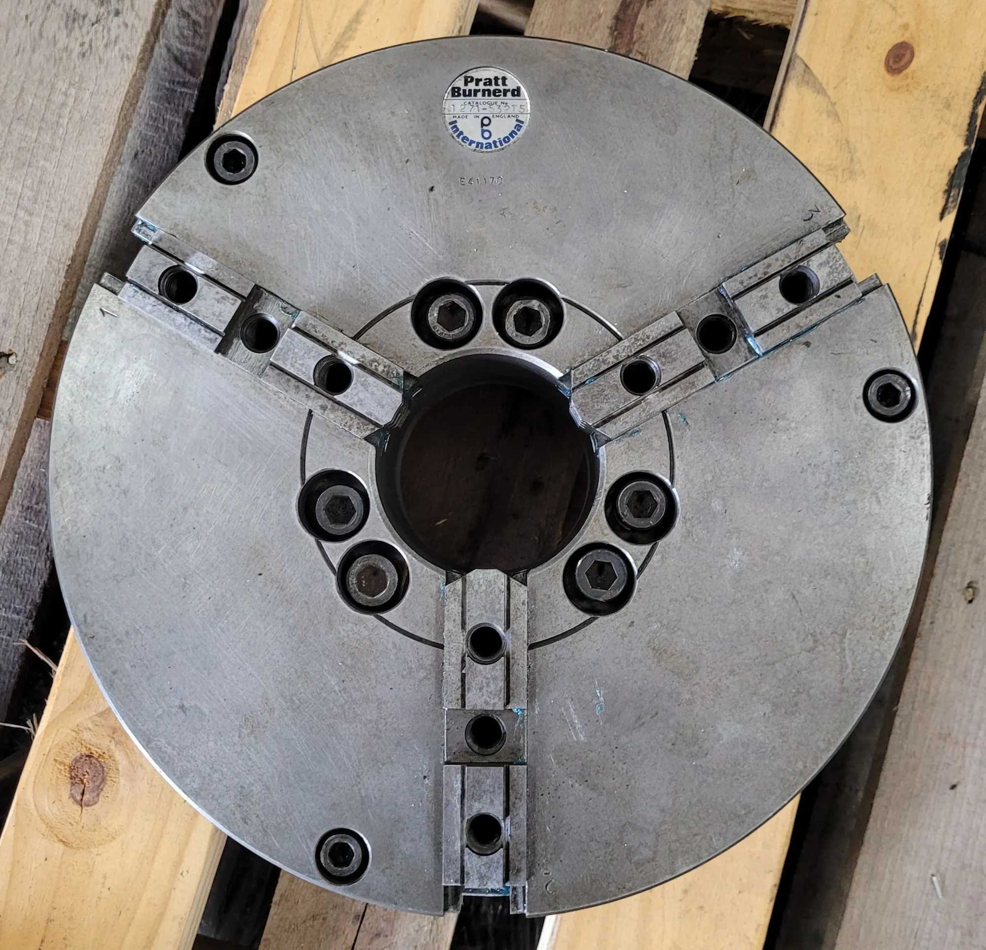 PRATT BURNERD S642D6 12” – 4 JAW D1-6 LATHE CHUCK - MACHINING TOOLING & PARTS