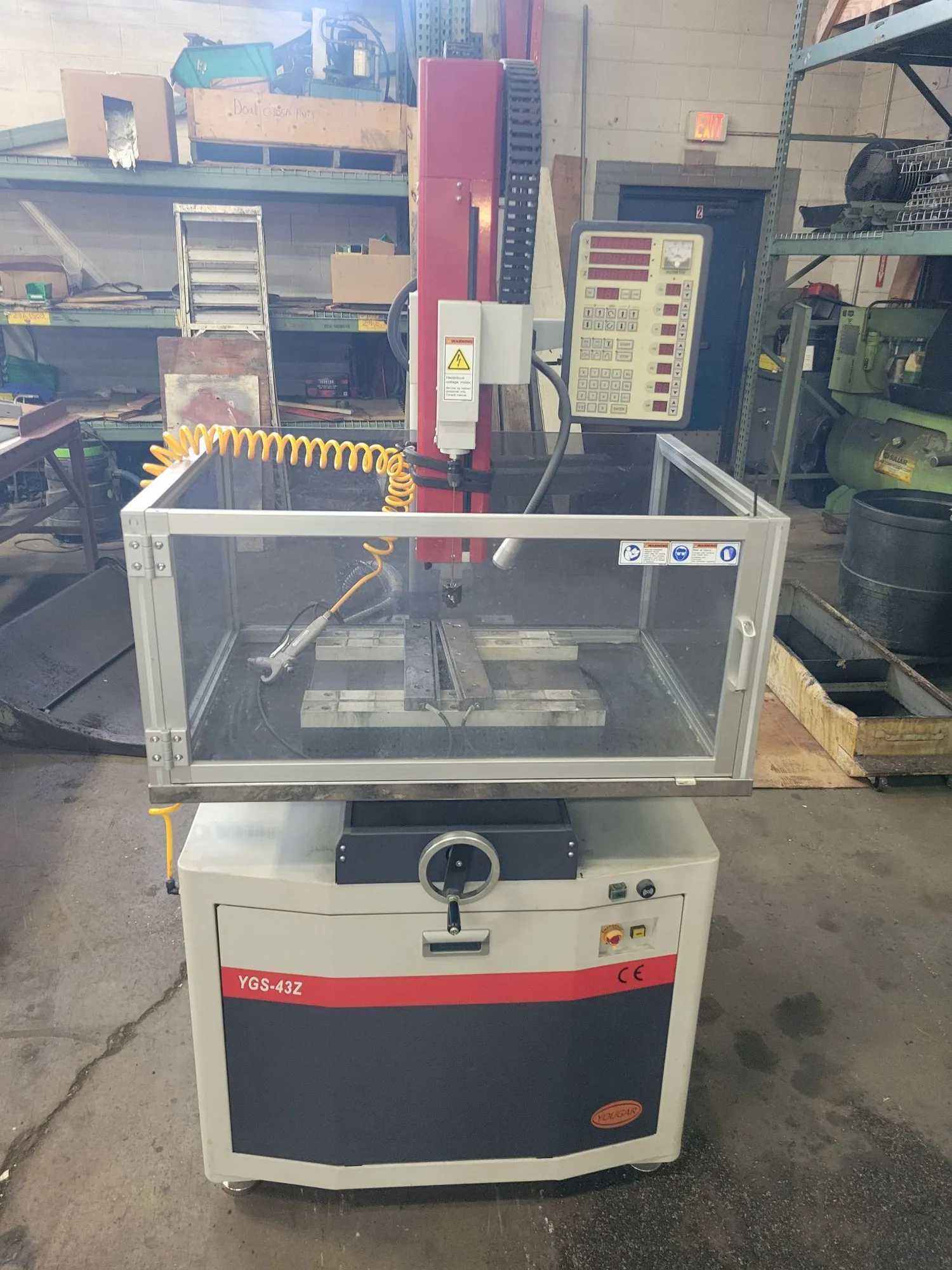 Used 2020 Yougar YGS 43Z EDM Hole-Driller With 25.59" x 35.83" Table - HOLE DRILLING EDM MACHINE