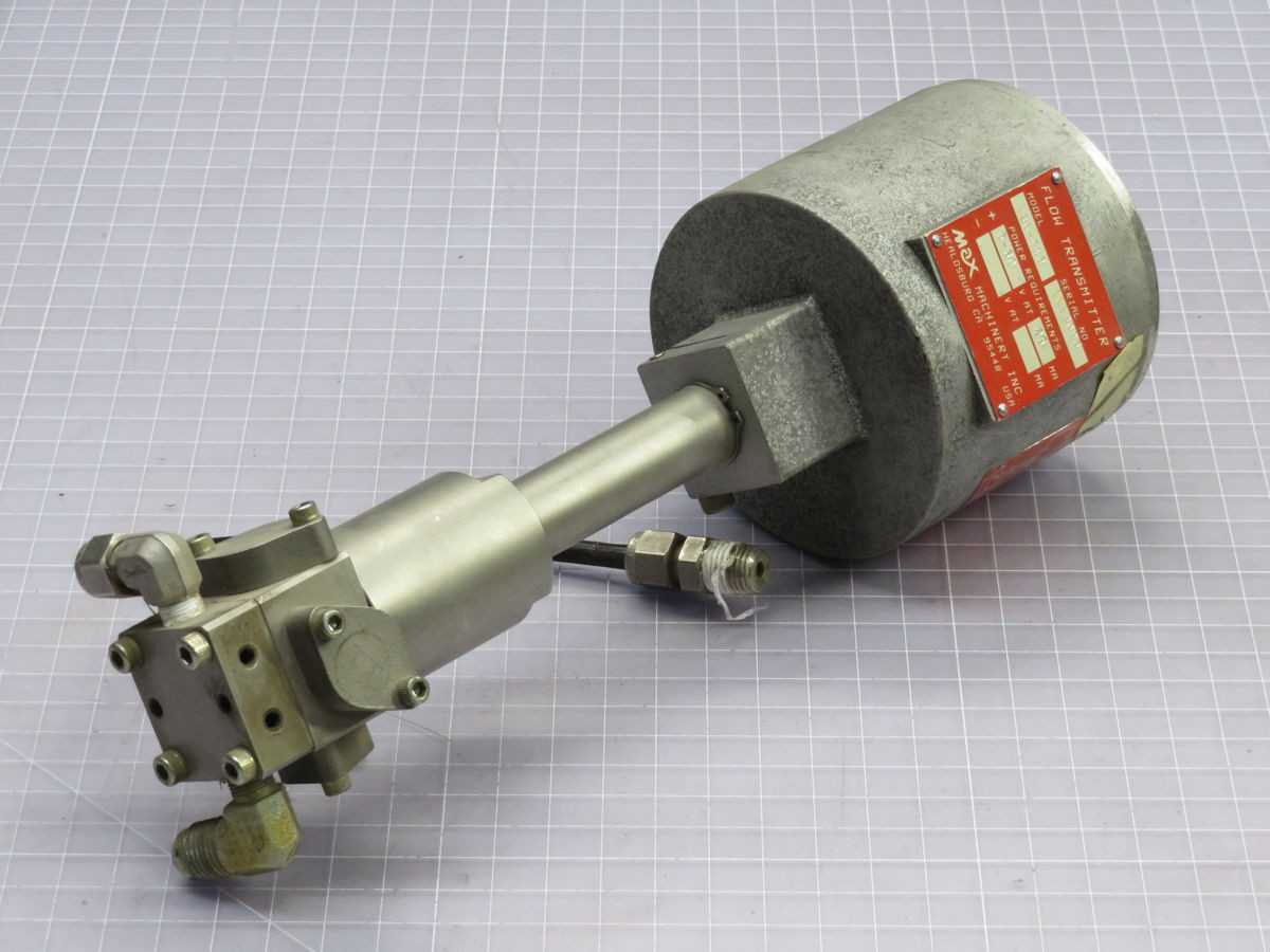 MAX MACHINERY 286-713 FLOW TRANSMITTER T256102 - FLOW TRANSMITTER