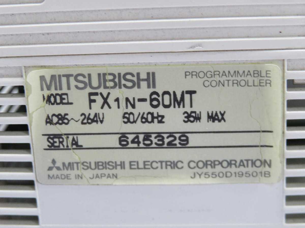 MITSUBISHI FX1N-60MT PROGRAMMABLE CONTROLLER T218051 - PLC MODULES