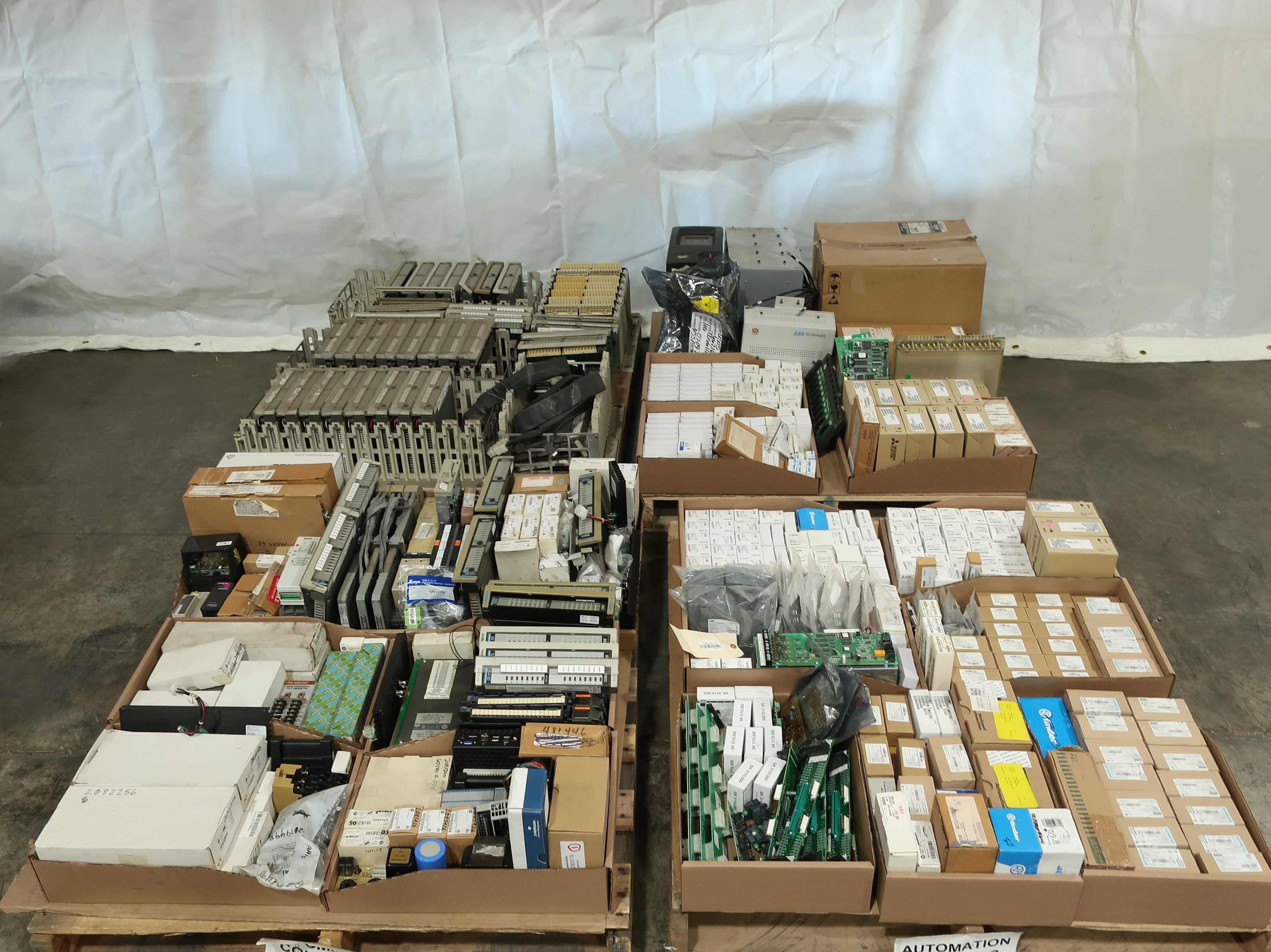 SKU 1774820 - 4 PALLETS OF ASSORTED AUTOMATION CONTROLS - AUTOMATION & CONTROLS
