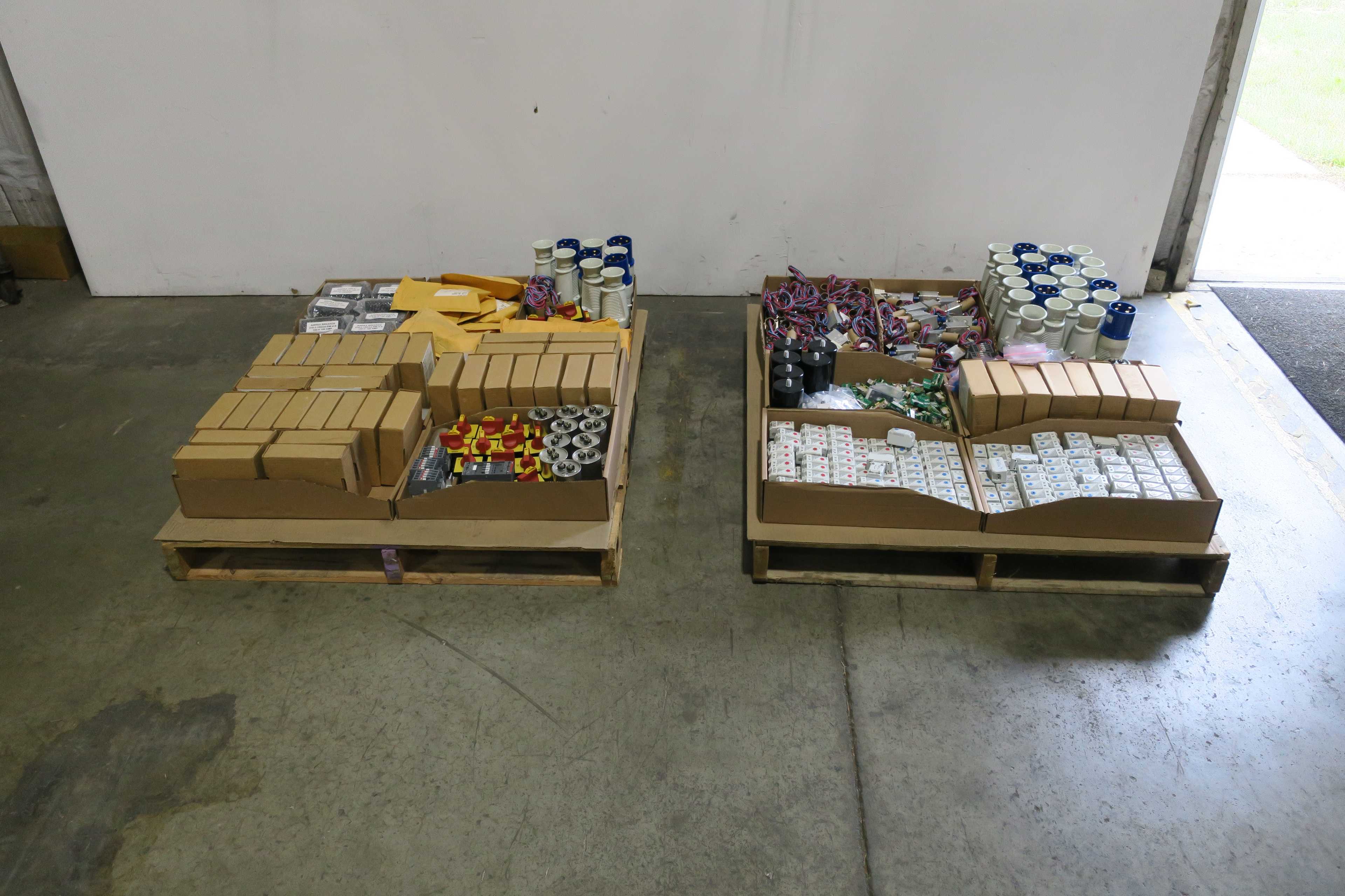 SKU 1784043 - 2 PALLETS OF ASSORTED ELECTRICAL COMPONENTS - ELECTRICAL COMPONENTS