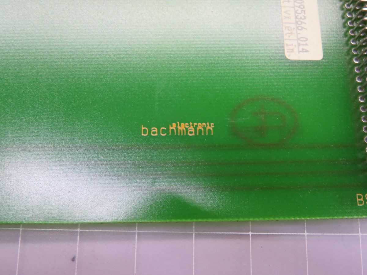 Bachmann CVS 232 Processor Board Assembly T250332 - PCB CIRCUIT BOARDS