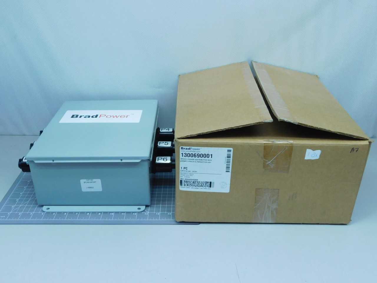 WOODHEAD 1300690001 BRAD POWER DISTRIBUTION BOX T153157 - SWITCHGEAR