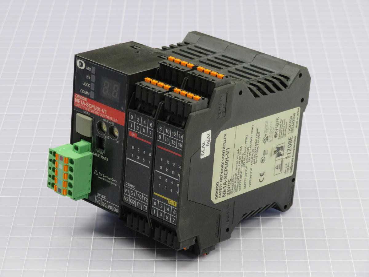OMRON NE1A-SCPU01-V1 SAFETY NETWORK CONTROLLER T211468 - PLC MODULES