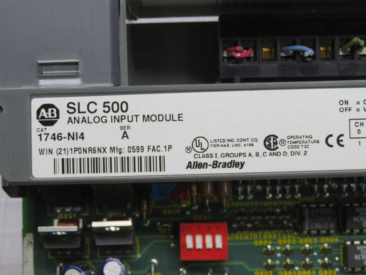 ALLEN BRADLEY 1746-NI4 SLC500 ANALOG INPUT MODULE T231213 - INDUSTRIAL PARTS