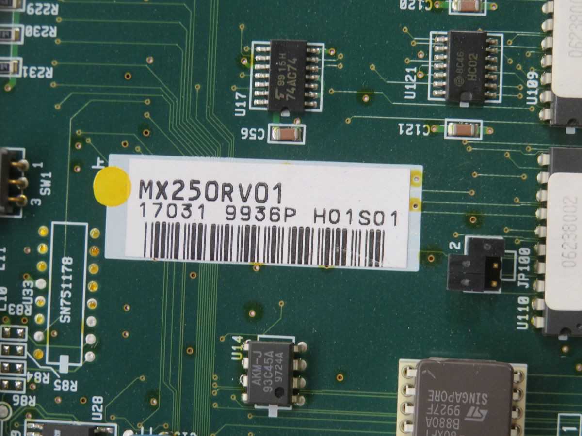 YAMATAKE 81406212-001 MX250RV01 CIRCUIT BOARD T247193 - PCB CIRCUIT BOARDS