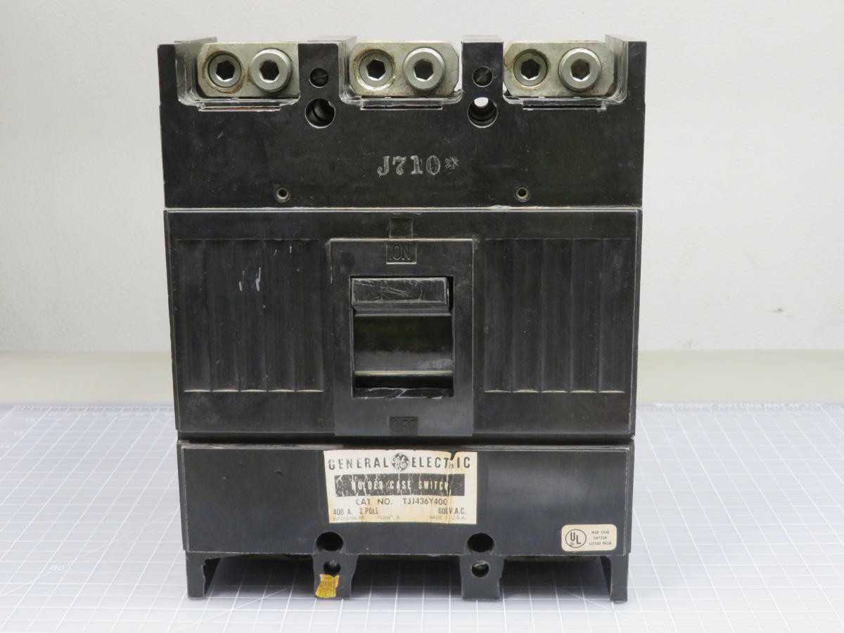 GENERAL ELECTRIC TJJ436Y400 CIRCUIT BREAKER 3 POLE 400 A T194084 - AUTOMATION & CONTROLS