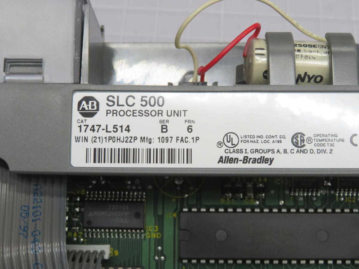 ALLEN BRADLEY 1747-L514 SLC 500 PROCESSOR UNIT T230235 - INDUSTRIAL PARTS