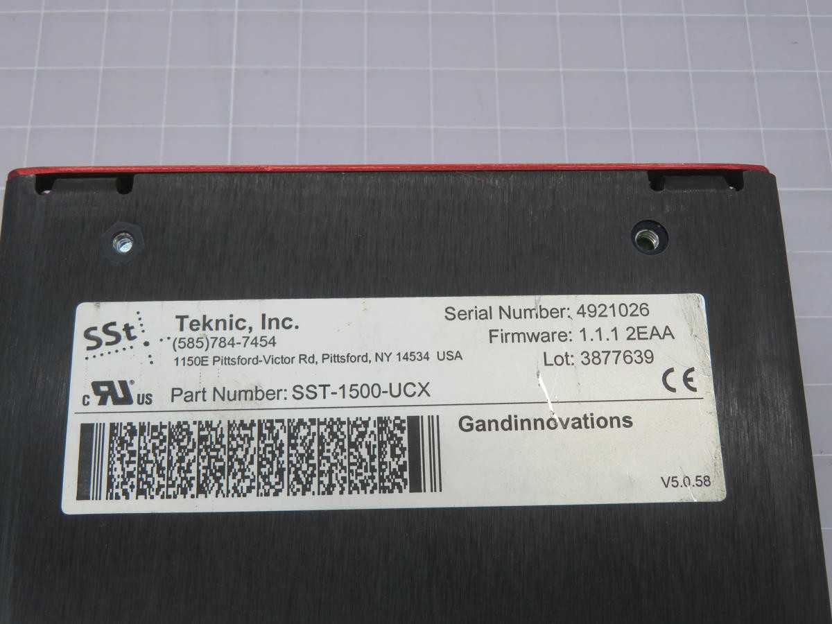 SST-1500-UCX SERVO DRIVE T220083 - SERVO MOTORS